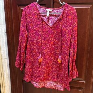 Matilda Jane Red and Orange Floral Tunic